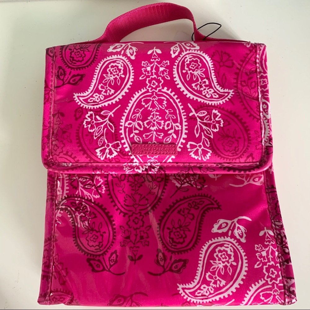 Vera Bradley pink lunch sack